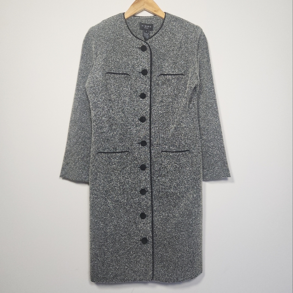 Vintage Virgo Long Jacket Dress